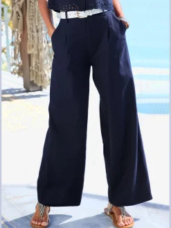 Pantalon jambes larges