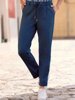 Pantalon jogpant ceinture élastique, coulisse et lien à nouer