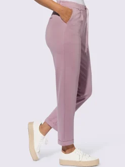 Pantalon jogpant ceinture élastique, coulisse et lien à nouer