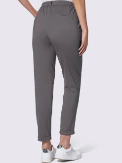 Pantalon jogpant ceinture élastique, coulisse et lien à nouer
