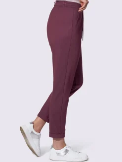 Pantalon jogpant ceinture élastique, coulisse et lien à nouer