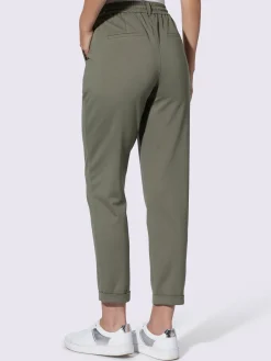 Pantalon jogpant ceinture élastique, coulisse et lien à nouer