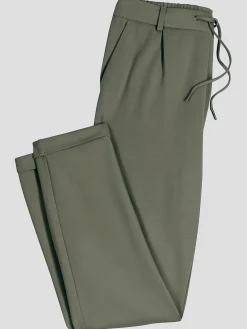 Pantalon jogpant ceinture élastique, coulisse et lien à nouer