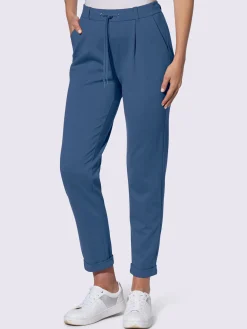 Pantalon jogpant ceinture élastique, coulisse et lien à nouer