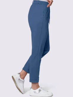 Pantalon jogpant ceinture élastique, coulisse et lien à nouer