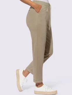Pantalon jogpant ceinture élastique, coulisse et lien à nouer