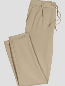 Pantalon jogpant ceinture élastique, coulisse et lien à nouer