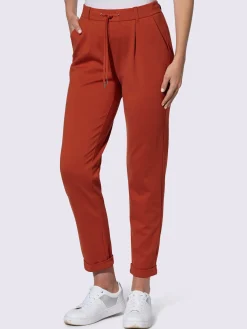 Pantalon jogpant ceinture élastique, coulisse et lien à nouer