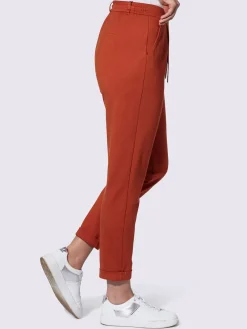 Pantalon jogpant ceinture élastique, coulisse et lien à nouer