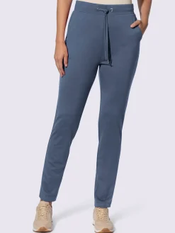 Pantalon jogpant ceinture élastique, coulisse et lien à nouer