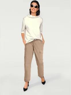 Pantalon jogpant coupe carotte
