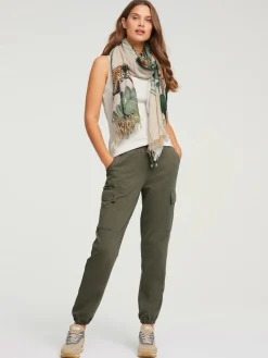 Pantalon jogpant coupe carotte