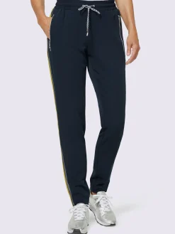 Pantalon jogpant larges rayures sportives