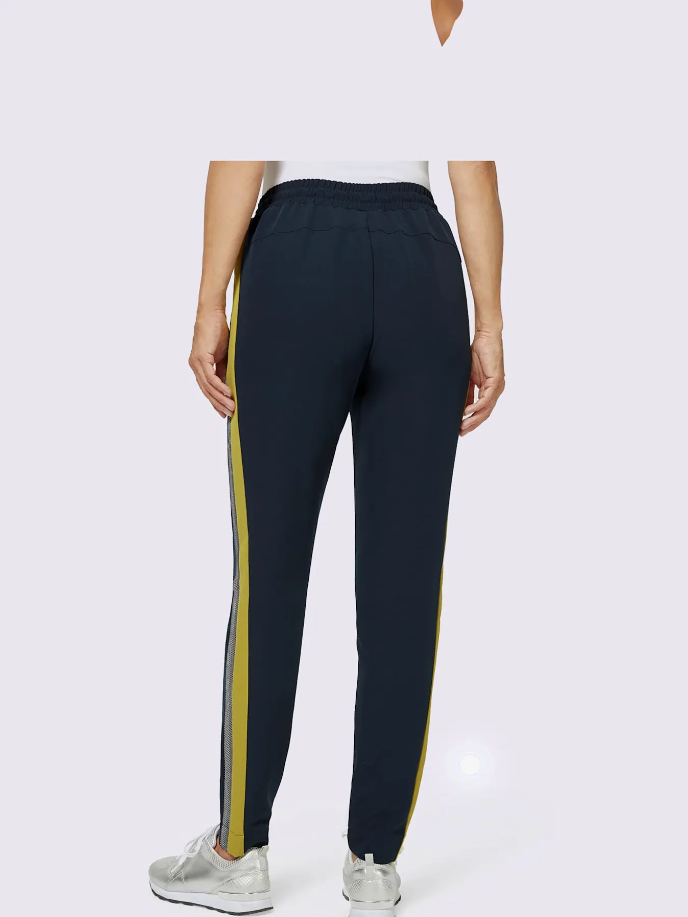 Pantalon jogpant larges rayures sportives
