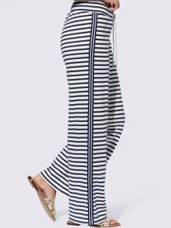 Pantalon jogpant motif à rayures mode