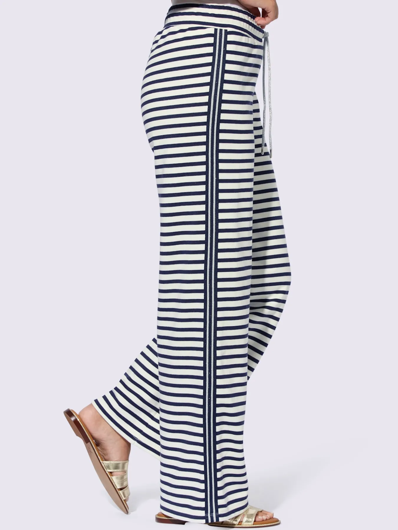 Pantalon jogpant motif à rayures mode