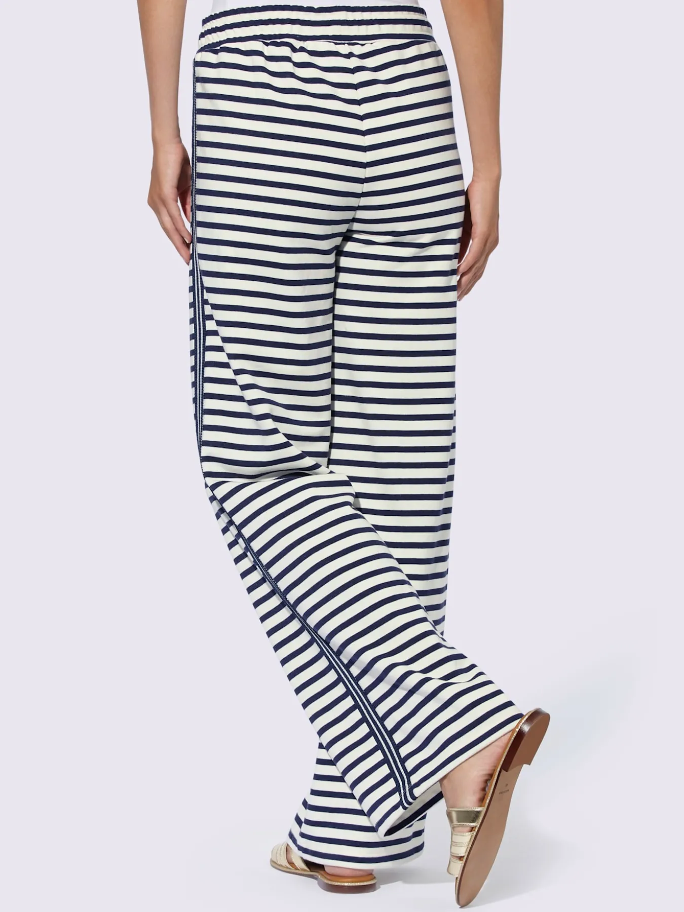 Pantalon jogpant motif à rayures mode