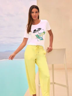 Pantalon jogpant qualité jersey fluide et douce