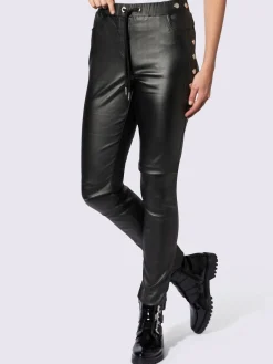 Pantalon jogpant revêtement mat et brillant