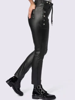 Pantalon jogpant revêtement mat et brillant
