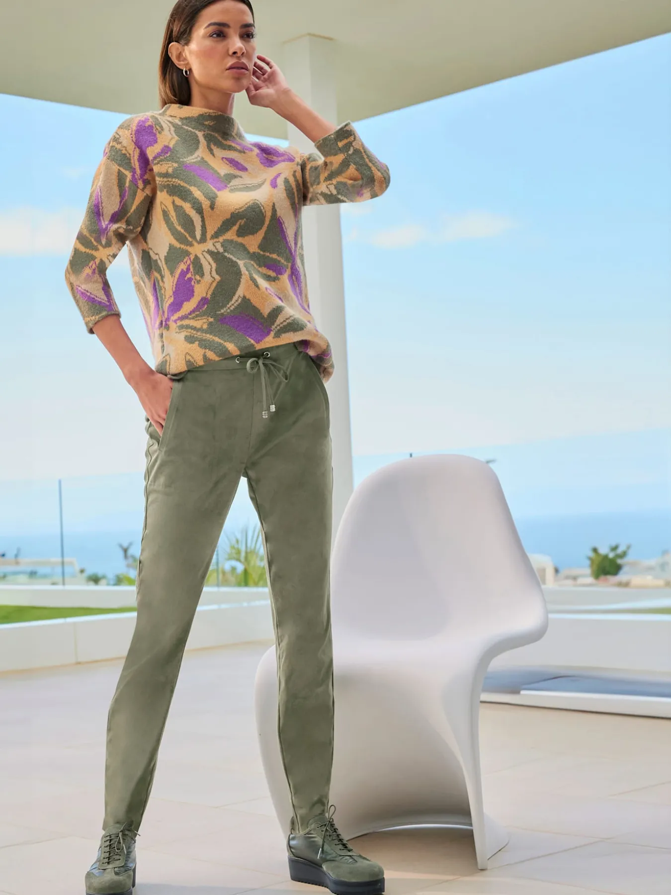 Pantalon jogpant toucher doux