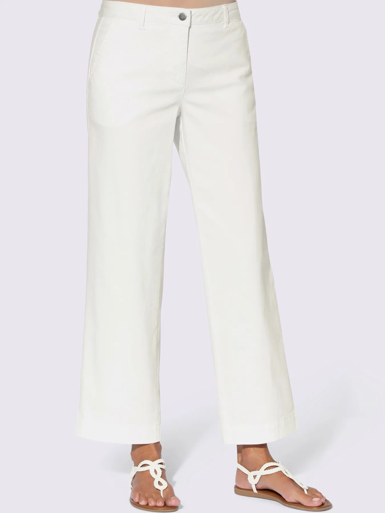 Pantalon large 96% coton