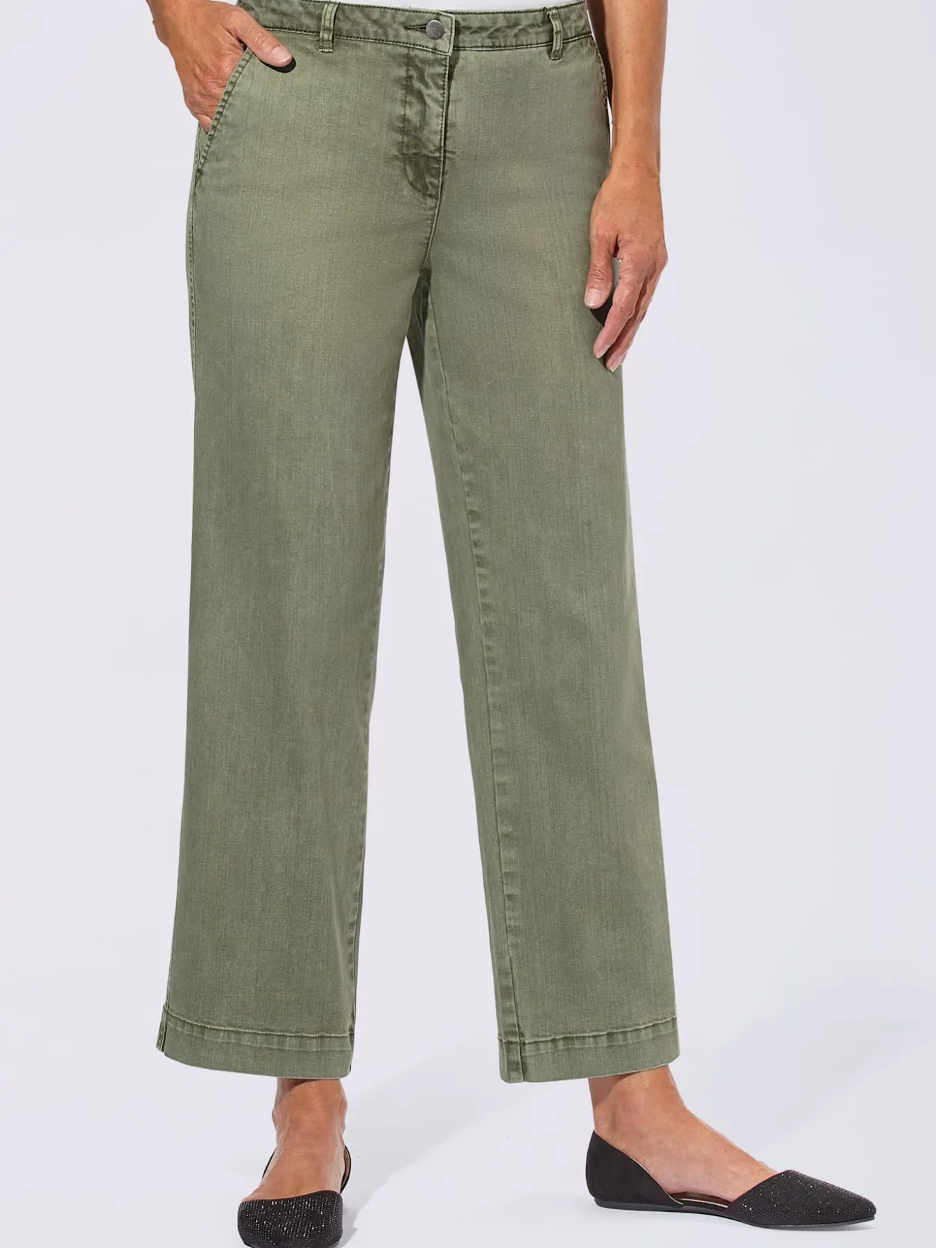 Pantalon large 96% coton