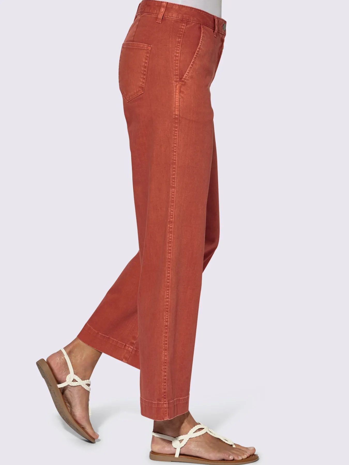 Pantalon large 96% coton