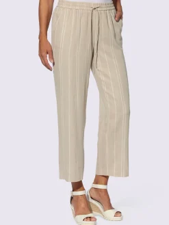 Pantalon large 20% lin