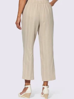 Pantalon large 20% lin