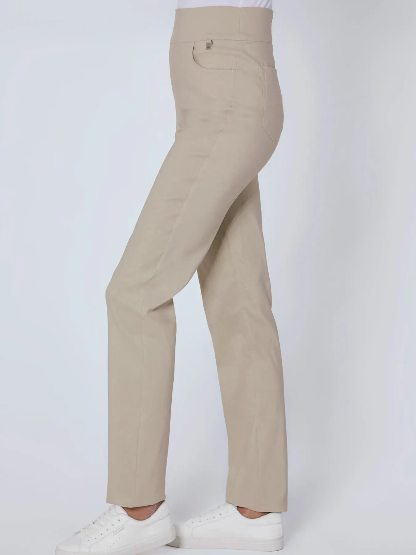 Pantalon large ceinture élastique
