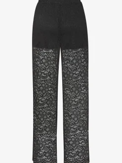 Pantalon large ceinture élastique