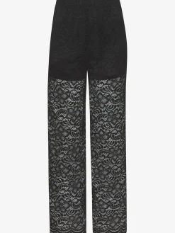 Pantalon large ceinture élastique