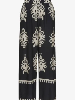 Pantalon large ceinture élastique