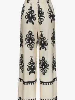 Pantalon large ceinture élastique