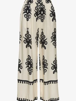 Pantalon large ceinture élastique