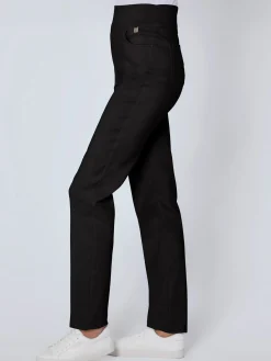 Pantalon large ceinture élastique