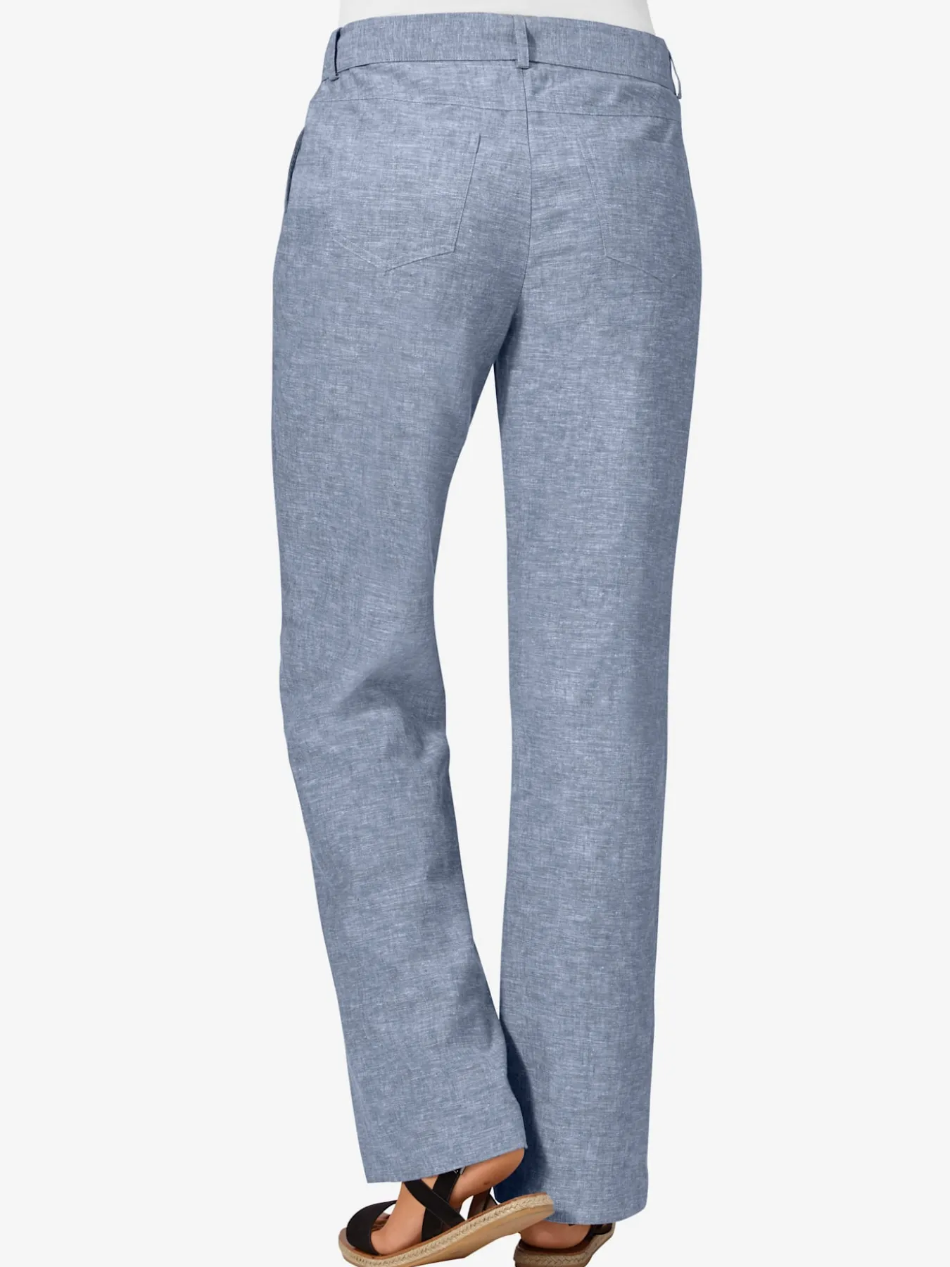 Pantalon large et décontracté empiècement au dos