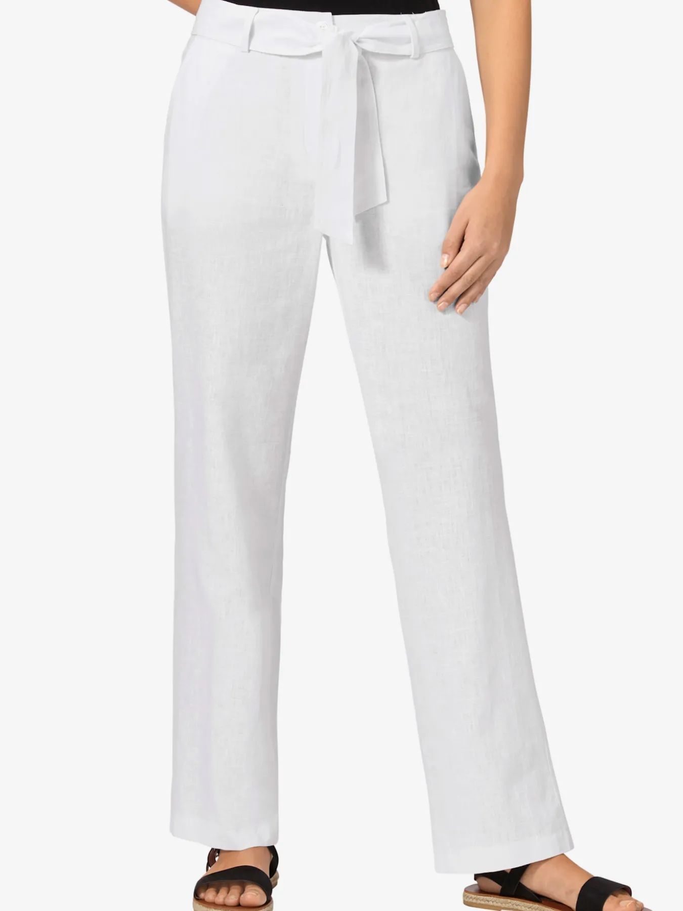 Pantalon large et décontracté empiècement au dos