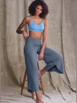 Pantalon large jupe-culotte détente pour la maison
