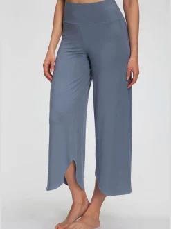 Pantalon large jupe-culotte détente pour la maison