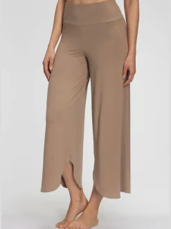 Pantalon large jupe-culotte détente pour la maison