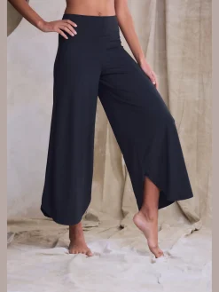 Pantalon large jupe-culotte détente pour la maison