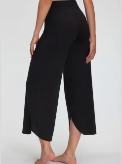 Pantalon large jupe-culotte détente pour la maison