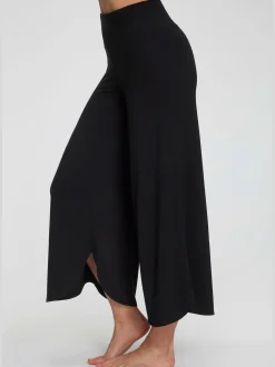 Pantalon large jupe-culotte détente pour la maison