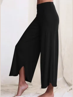 Pantalon large jupe-culotte détente pour la maison