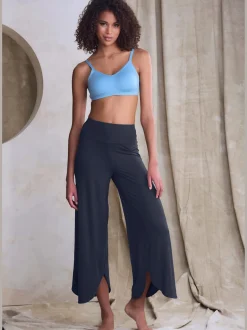 Pantalon large jupe-culotte détente pour la maison