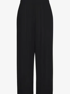 Pantalon large élastique latéral à la ceinture