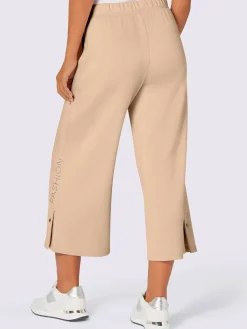 Pantalon large mélange de modal doux