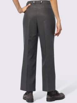 Pantalon large nervures décoratives